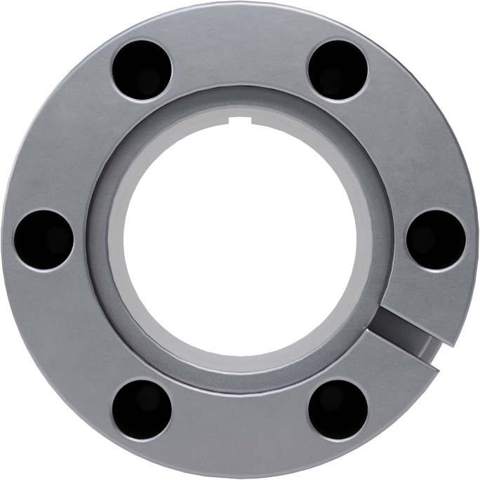 Vidalı Sıkıştırmalı Burç, Flanşlı, 18 mm Mil Çapı için