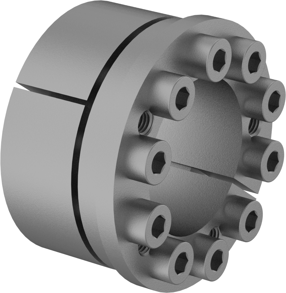 Vidalı Sıkıştırmalı Burç, Flanşlı, 1-1/4" Mil Çapı için