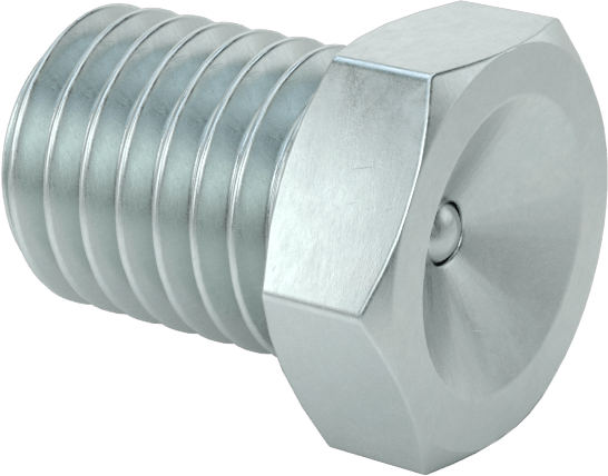 Gömme Tip Gres Nipeli, 1/4"-28 UNF Erkek, 5/16" Altıgen
