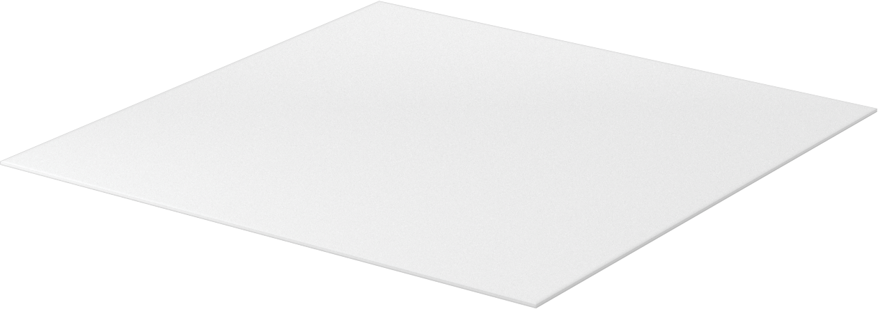 Ultra Kimyasal Dirençli PTFE Conta Malzemesi, 12" x 12", 1/16" Kalınlık
