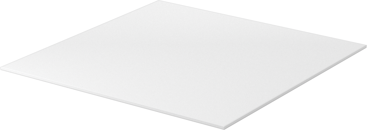 Ultra Kimyasal Dirençli PTFE Conta Malzemesi, 12" x 12", 1/8" Kalınlık