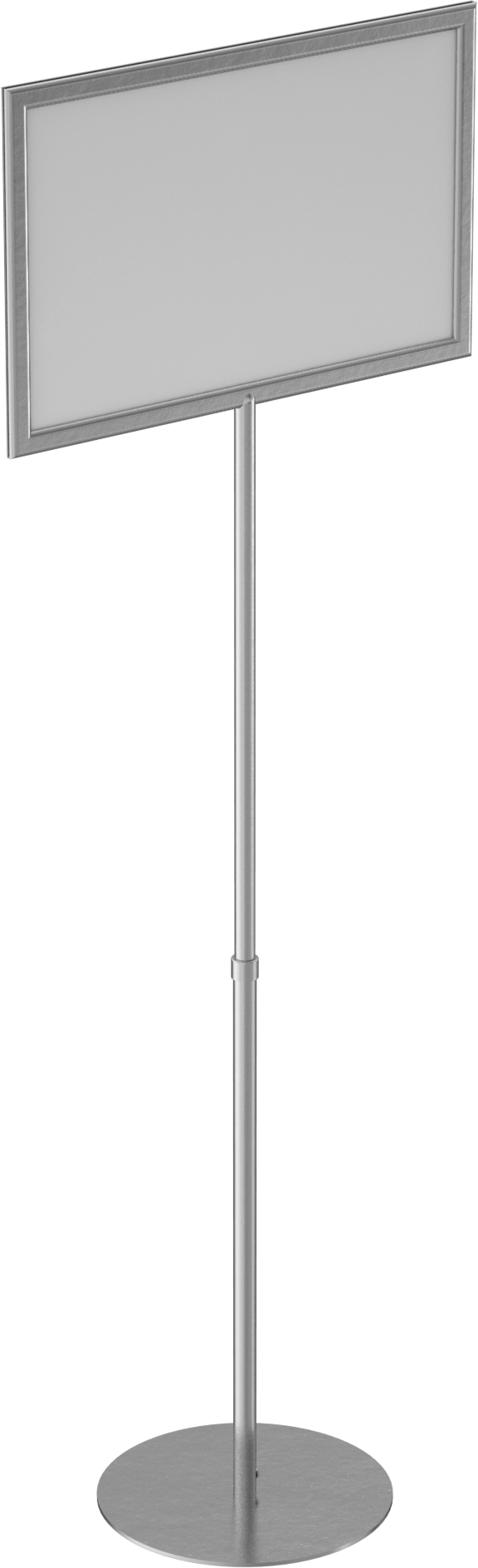 Kaide Tabelası Tutucu, 14“ Yükseklik x 22” Genişlik x 0,188" Kalınlık Maksimum Tabela için