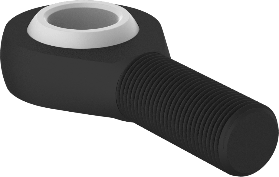 Kimyasallara Dayanıklı Bilyeli Mafsal Çubuk Ucu, 3/4"-16 Diş, Sağ El