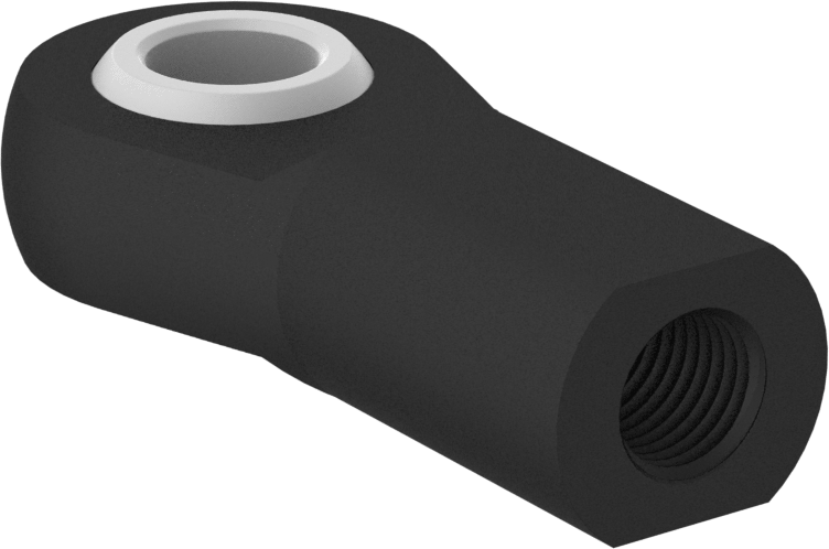 Kimyasallara Dayanıklı Bilyeli Mafsal Çubuk Ucu, 3/8"-24 İç Diş