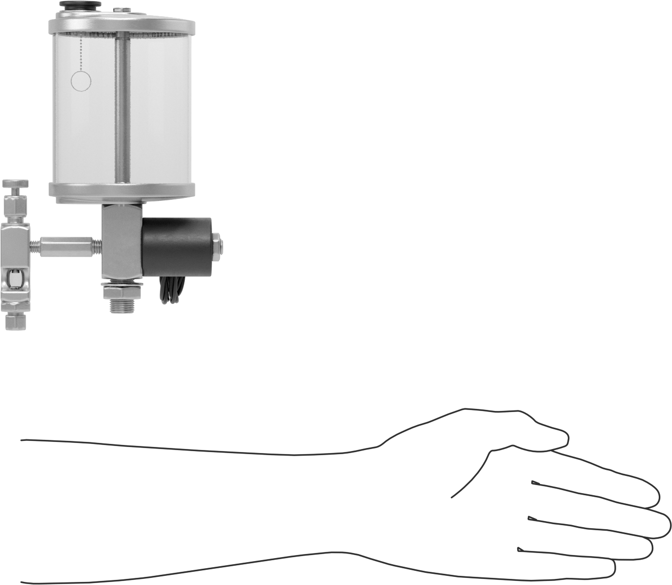 Elektrikle Çalışan Yağ Dağıtıcı, Akış Ayarlı Valfli, 16 FL oz Kapasite, 120V AC