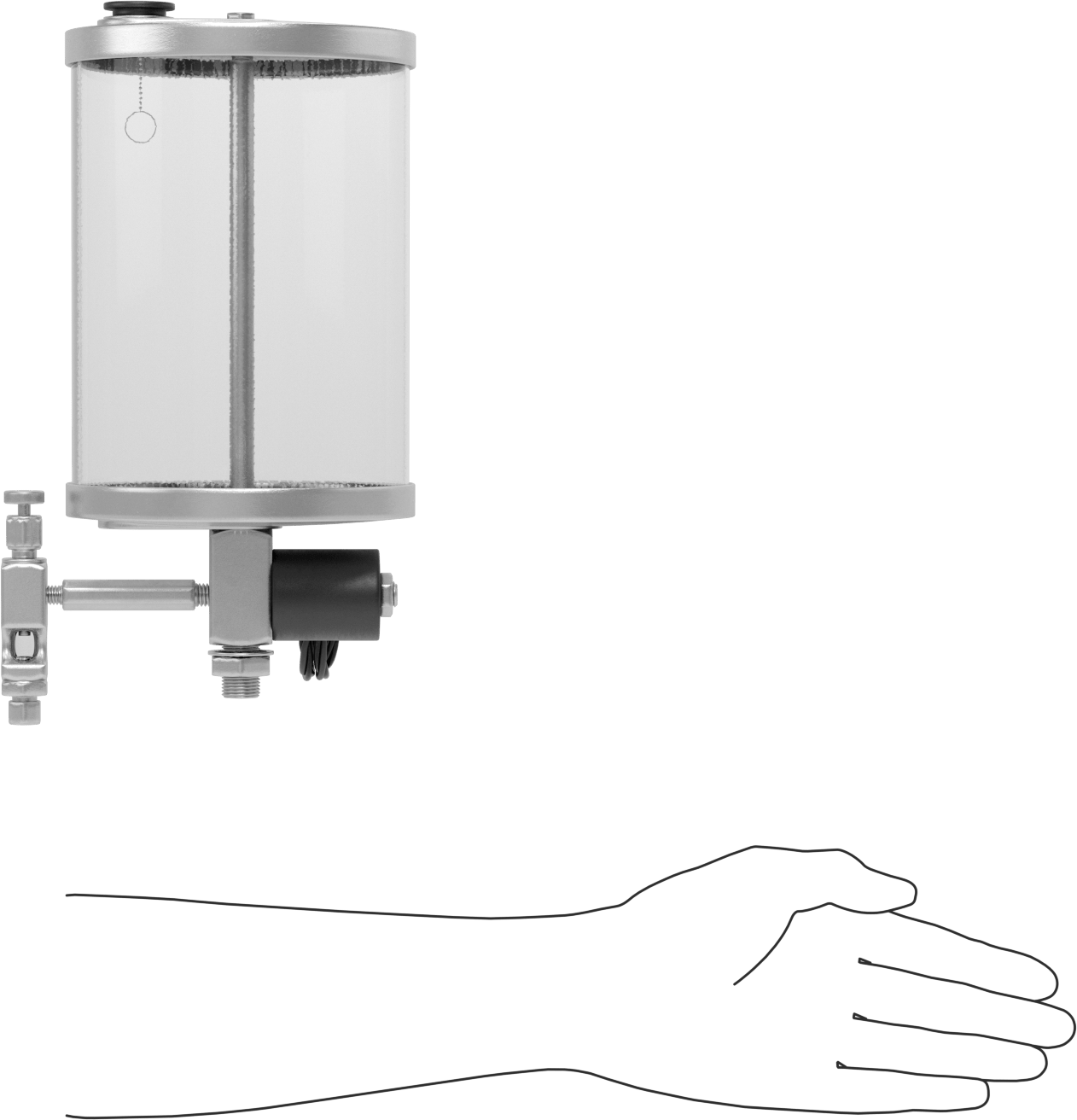 Elektrikle Çalışan Yağ Dağıtıcı, Akış Ayar Valfli, 64 oz. Kapasite, 24V DC