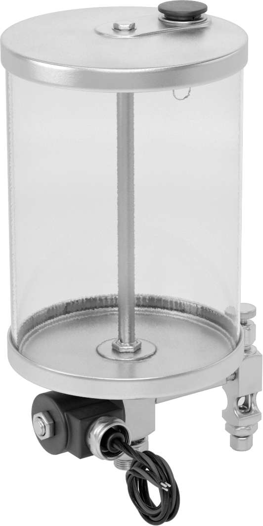 Elektrikle Çalışan Yağ Dağıtıcı, Akış Ayar Valfli, 64 oz. Kapasite, 24V DC