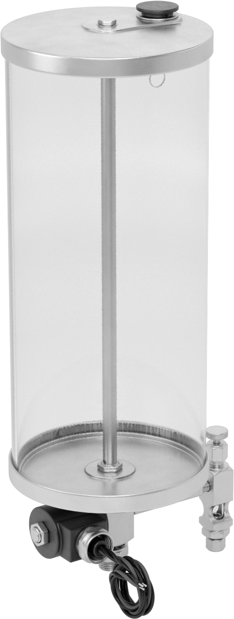 Elektrikle Çalışan Yağ Dağıtıcı, Akış Ayar Valfli, 128 oz. Kapasite, 24V DC