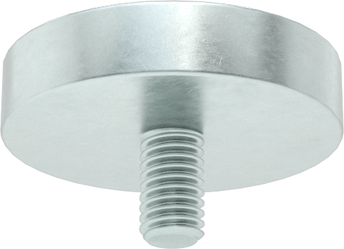 Dişli Saplamalı Kapalı Neodim Mıknatıs, 7 mm Kalınlık, 32 mm OD