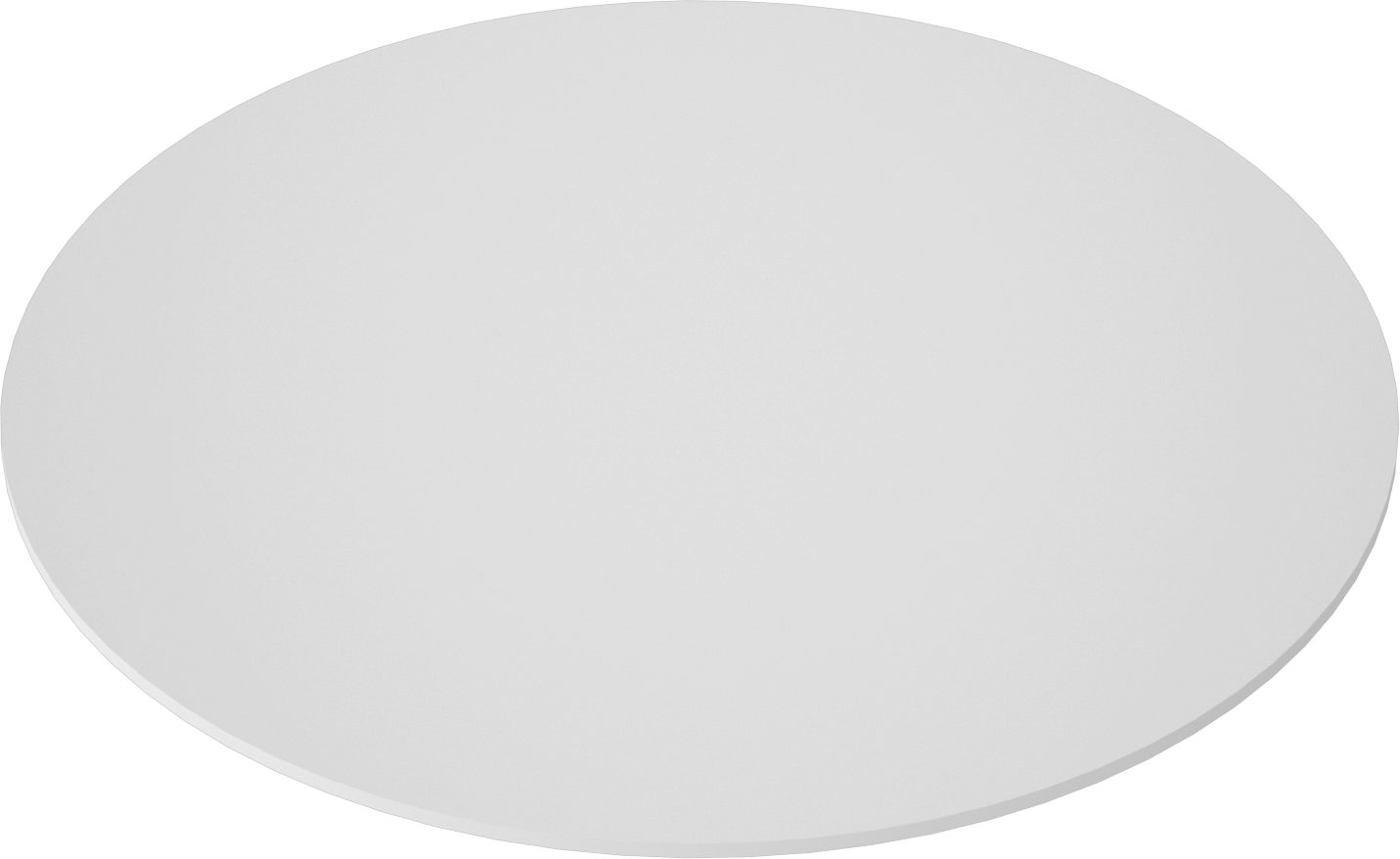 Conta Malzemesi Diski, Kimyasallara Dayanıklı Sıkıştırılabilir Pfte, 10" Çap, 1/8" Kalınlık