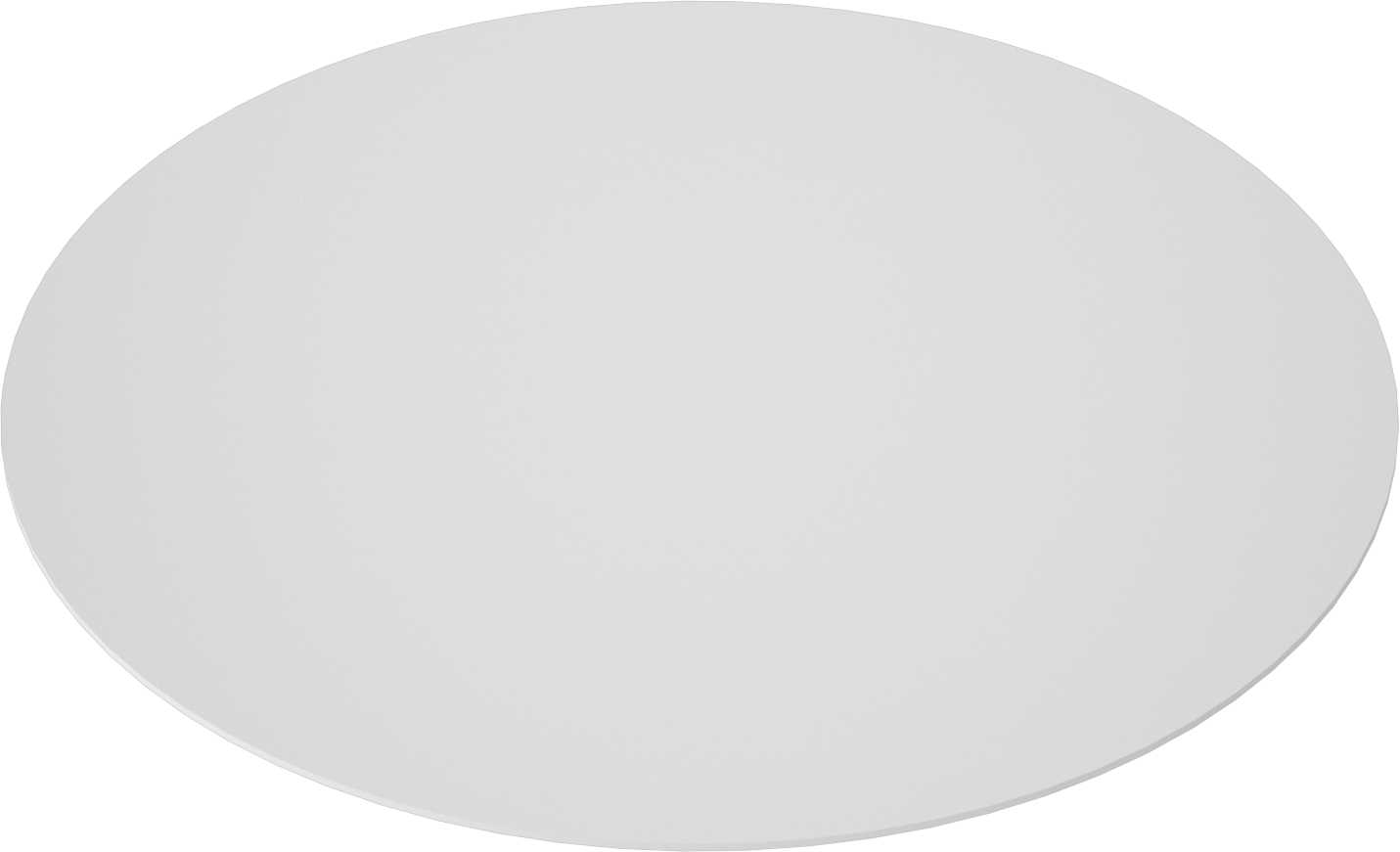 Conta Malzemesi Diski, Kimyasallara Dayanıklı Sıkıştırılabilir Pfte, 10" Çap, 1/16" Kalınlık