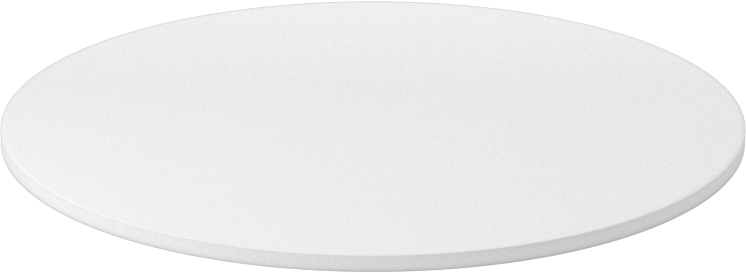 Conta Malzemesi Diski, Ultra Kimyasal Dayanıklı Sıkıştırılabilir PTFE, 6" Çap, 1/8" Kalınlık