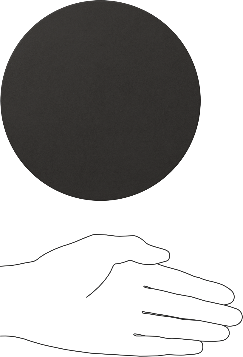 Conta Malzemesi Diski, Yüksek Sıcaklık Yüksek Basınçlı Grafit, 6" Çap, 1/16" Kalınlık