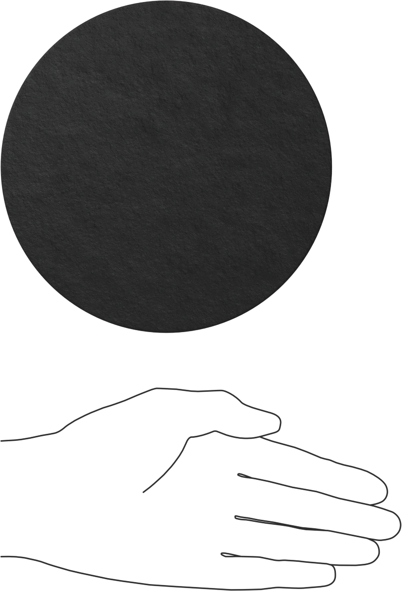 Conta Malzemesi Diski, Kimyasallara Dayanıklı Viton® Floroelastomer, 6" Çap, 1/8" Kalınlık