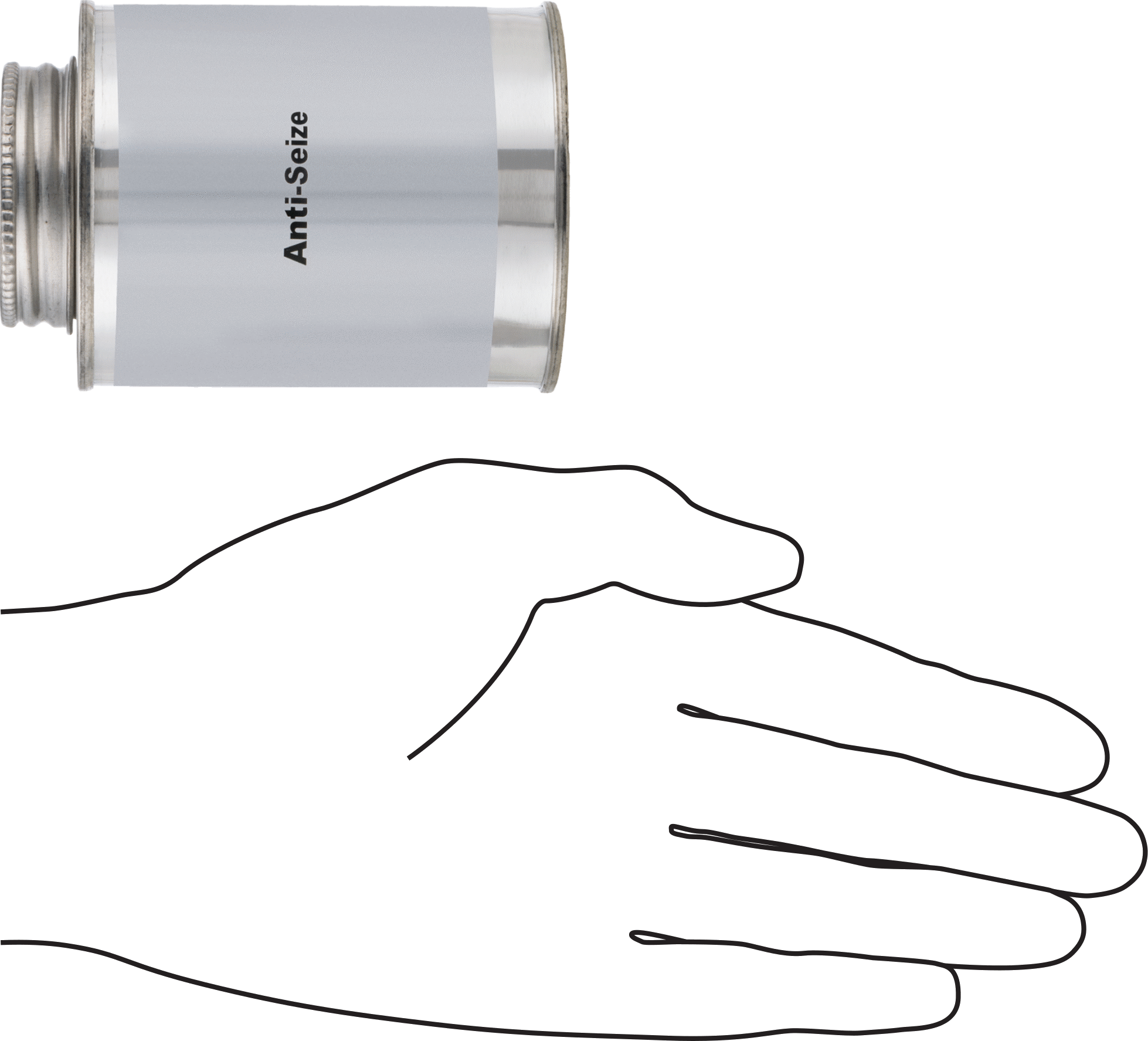 Metal İçermeyen Sıkışmayı Önleyici Yağlayıcı, 8 FL. oz. Aplikatör Kapaklı Kutu
