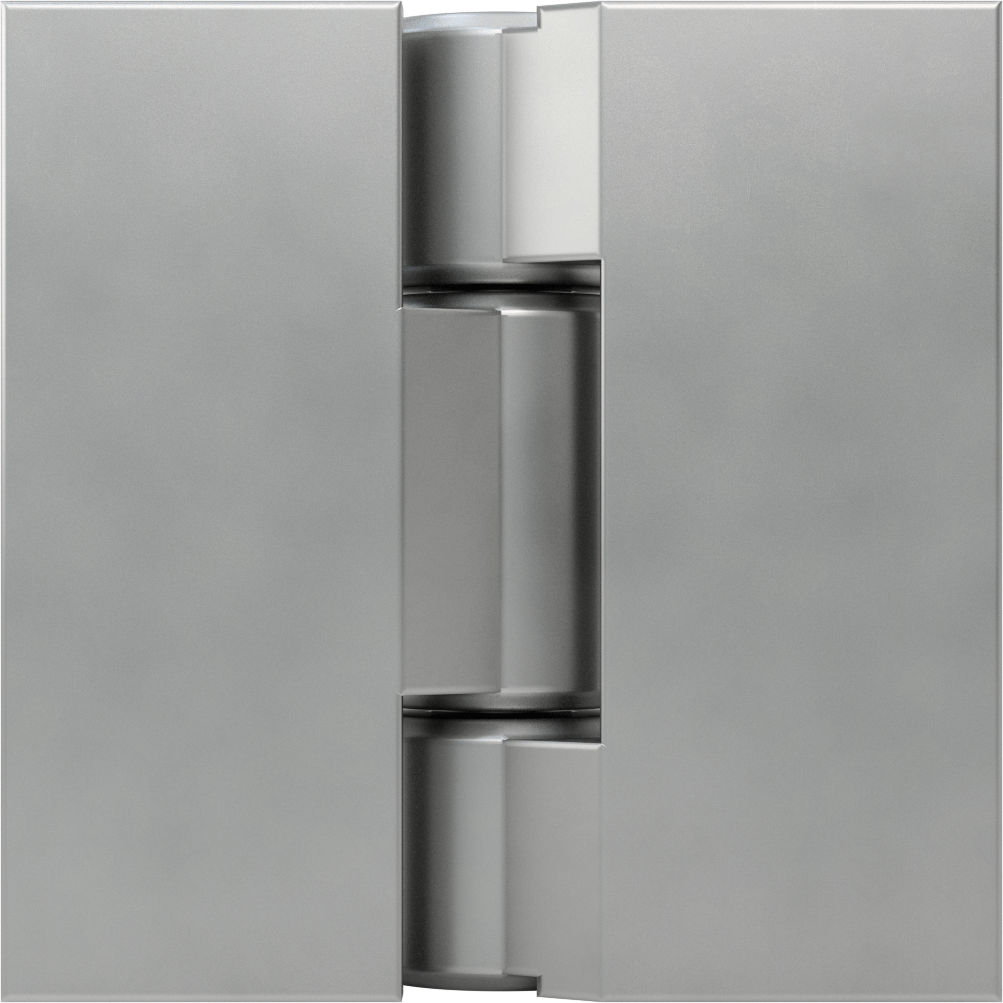 Delikli Ağır Hizmet Menteşesi, 304 Paslanmaz Çelik, 5“ x 3” Kapı Kanadı, 5" Genişlik, 800 lbs. Kapasite