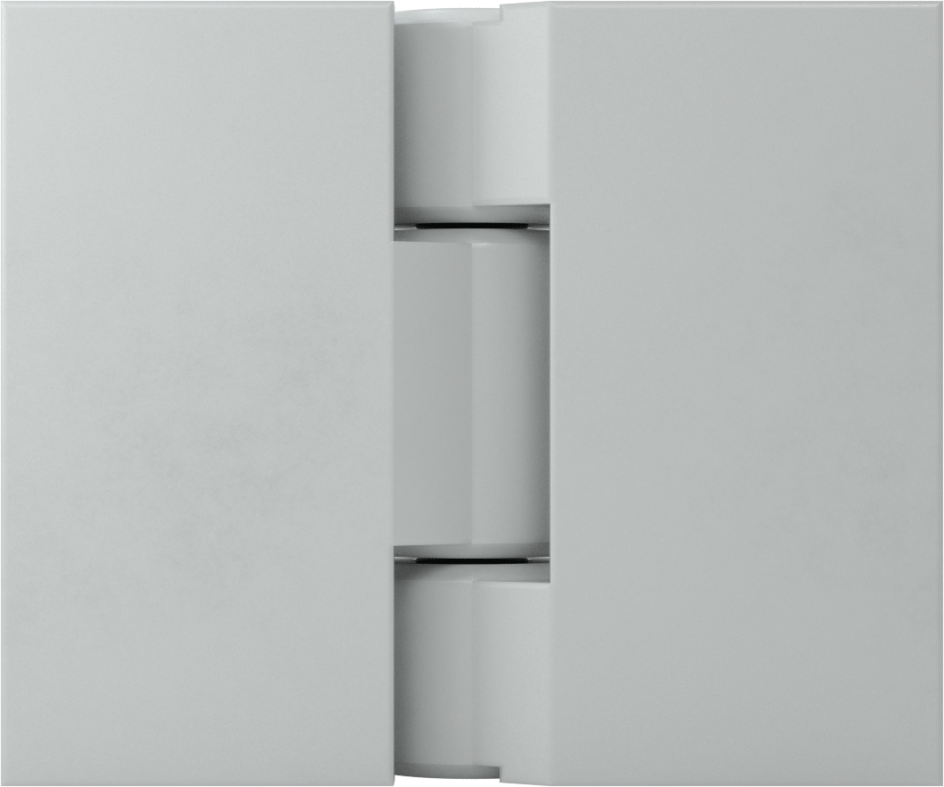 Delikli Ağır Hizmet Menteşesi, Düşük Karbonlu Çelik, 5“ x 3” Kapı Kanadı, 6" Genişlik, 2000 lbs. Kapasite