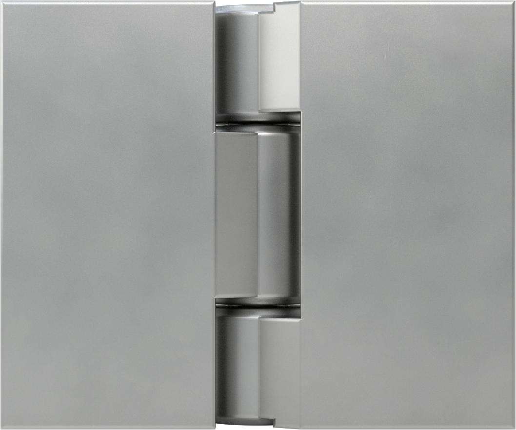 Delikli Ağır Hizmet Menteşesi, 304 Paslanmaz Çelik, 5“ x 3” Kapı Kanadı, 6" Genişlik, 2000 lbs. Kapasite