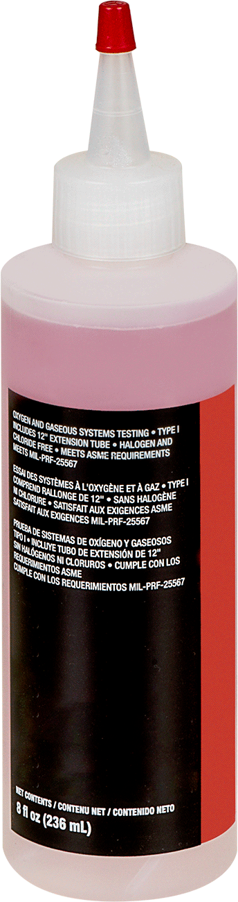 Quick-Spot Sıkıştırılmış Gaz Kaçak Dedektörü, Oksijenle Uyumlu, 30° ila 200°F, 8 FL. oz. Şişe