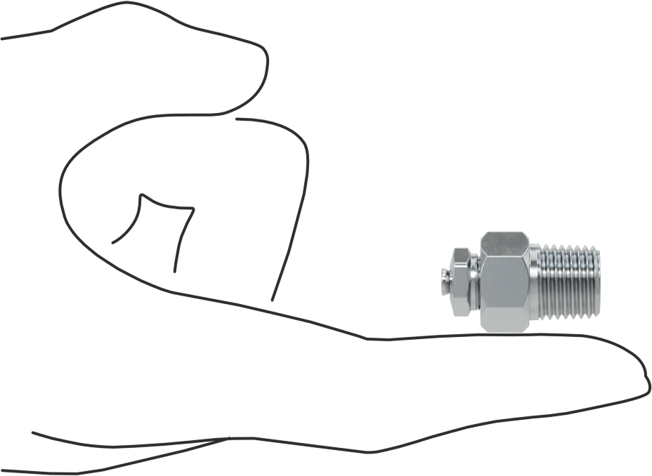 Basınç Tahliye Havalandırması, Çinko Kaplı Çelik, 1/4" NPTF, 1-1/8" Toplam Yükseklik, 15 ila 25 PSI