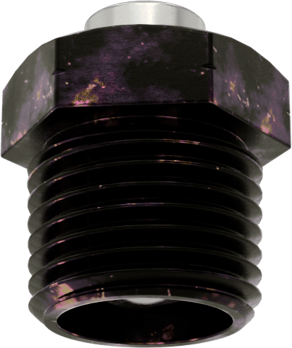 Basınç Tahliye Havalandırması, 1/8" BSPT, 1/2" Toplam Yükseklik, 1/4 ila 1 PSI