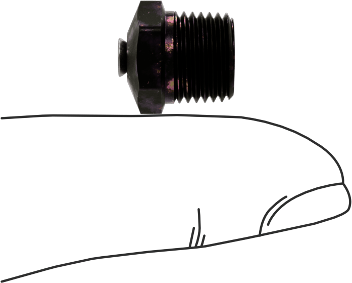 Basınç Tahliye Havalandırması, 1/8" BSPT, 1/2" Toplam Yükseklik, 1 ila 5 PSI