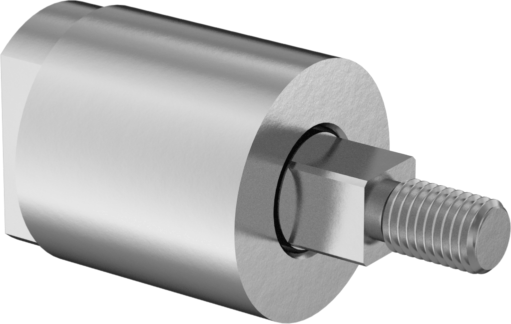 Stainless Steel Rod Alignment Coupler, 1 Degree of Misalignment, 5/16"-24 Thread Size