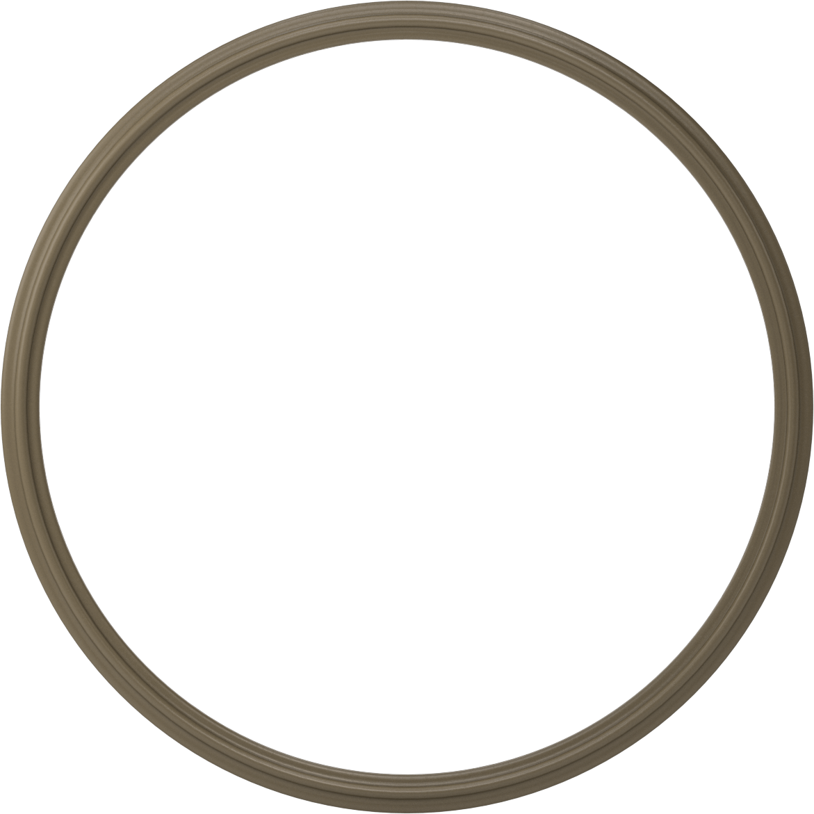 Metal Algılanabilir Conta, Hızlı Kelepçeli Bağlantı Elemanları için, PTFE, 8" Dış Çaplı Boru için