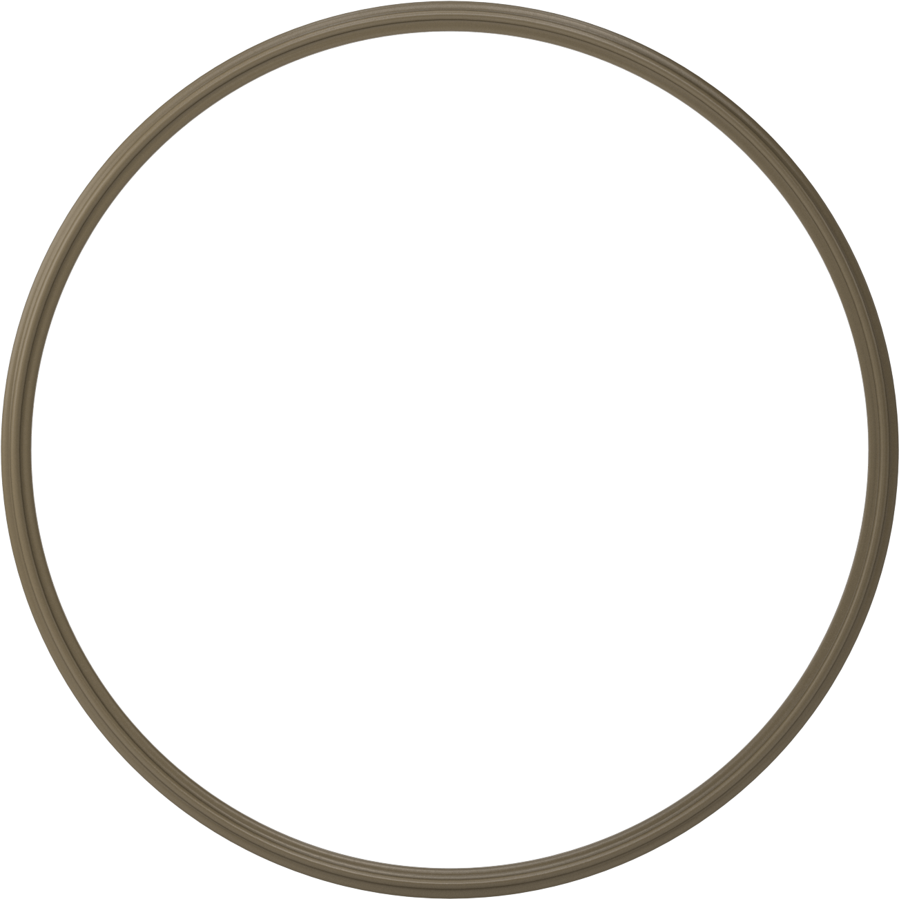 Metal Algılanabilir Conta, Hızlı Kelepçeli Bağlantı Elemanları için, PTFE, 12" Boru Dış Çapı için