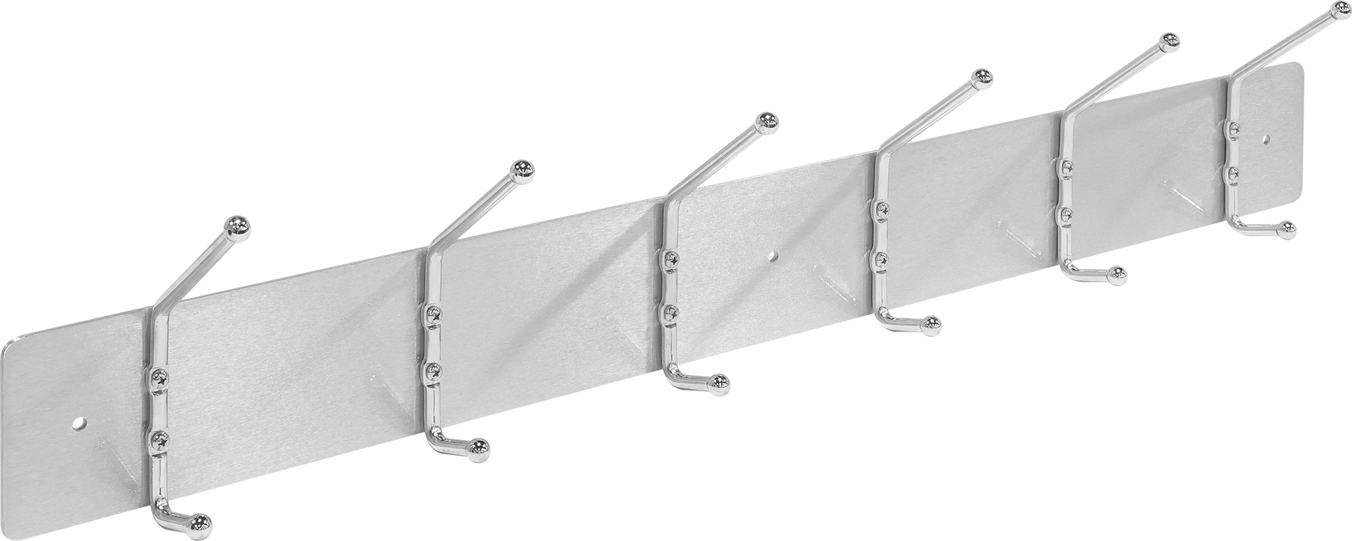 Asma Kancalı Raf, 6 kancalı, 36“ Genişlik x 6-7/8” Yükseklik x 3-3/4" Derinlik Toplam