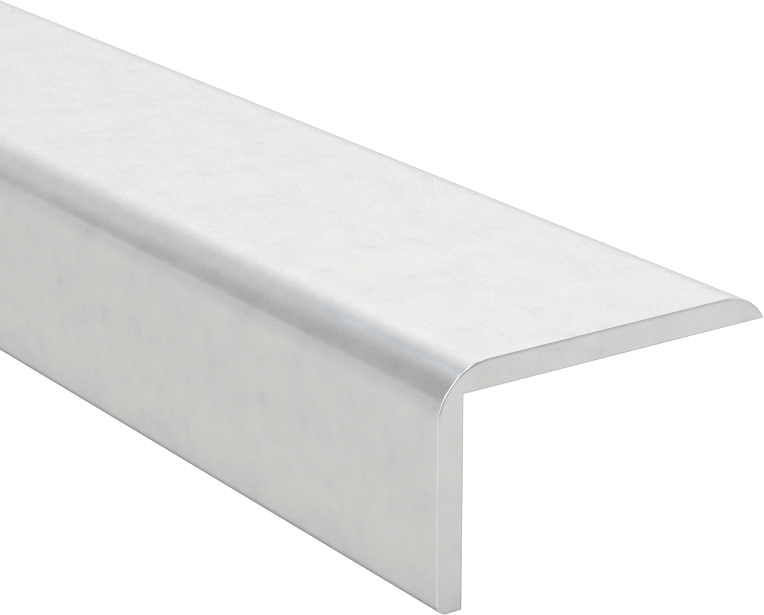 Alüminyum Vidalı Kenar Çıtası, 31/64" İç Yükseklik, 7/8“ Genişlik x 35/64” Dış Yükseklik, 3' Uzunluk