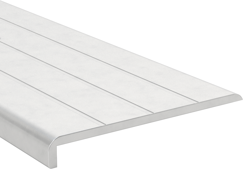 Alüminyum Vidalı Kenar Çıtası, 3/16" İç Yükseklik, 2-1/16“ Genişlik x 17/64” Dış Yükseklik, 3' Uzunluk