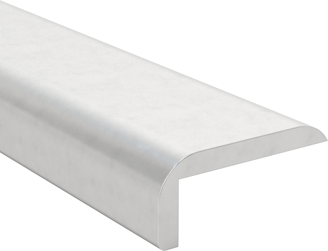 Alüminyum Vidalı Kenar Çıtası, 3/16" İç Yükseklik, 9/16“ Genişlik x 1/4” Dış Yükseklik, 6 Fit Uzunluk