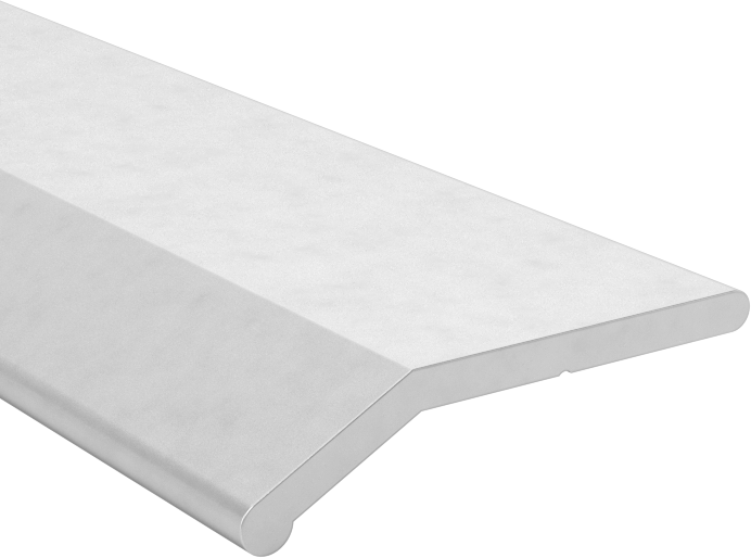 Pürüzsüz Alüminyum Eşik, 7/8" Genişlik