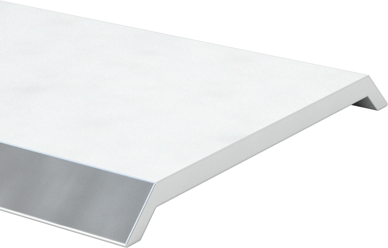 Alüminyum Eşik, Pürüzsüz Üst, 2-1/2“ Genişlik x 1/4” Yükseklik