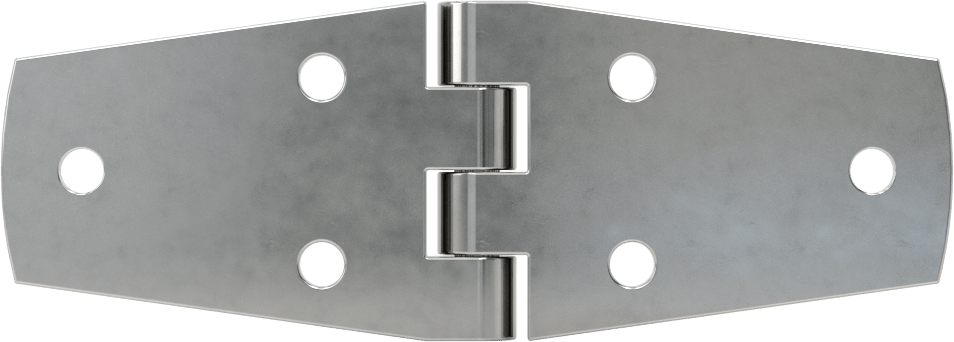Kayış Menteşesi, 316 Paslanmaz Çelik, 1-1/2“ x 2-1/16” Kapı Kanadı