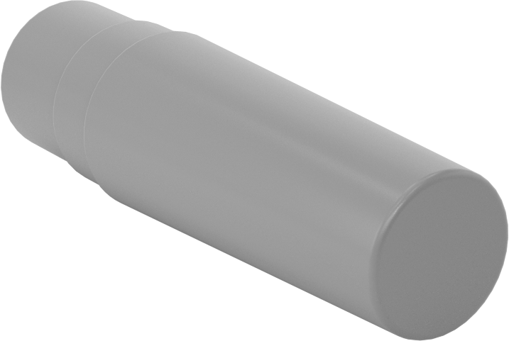 Kontrol Lastik Damgası, Beyaz Mürekkepli, Yıldız Sembolü, 3/8" Çaplı Baskı