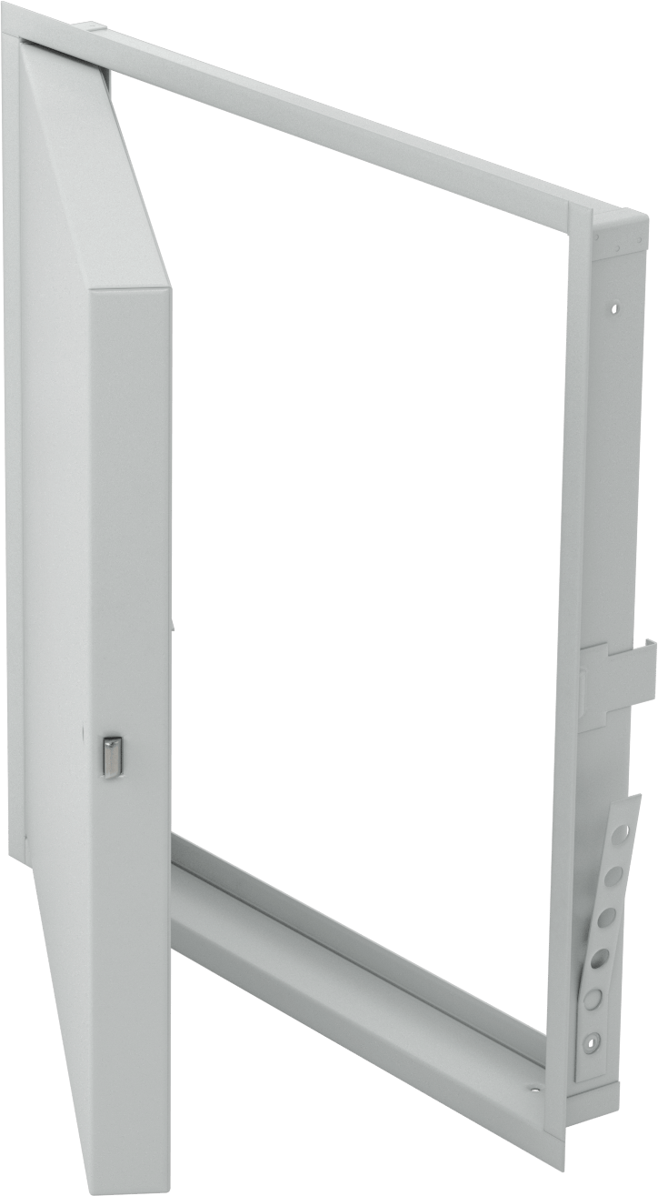 Aşınmaya Dayanıklı Çelik Yangına Dayanıklı Erişim Paneli ve Çerçevesi, Tavan ve Duvar Montajı, 24-3/8“ x 24-3/8” kesik için