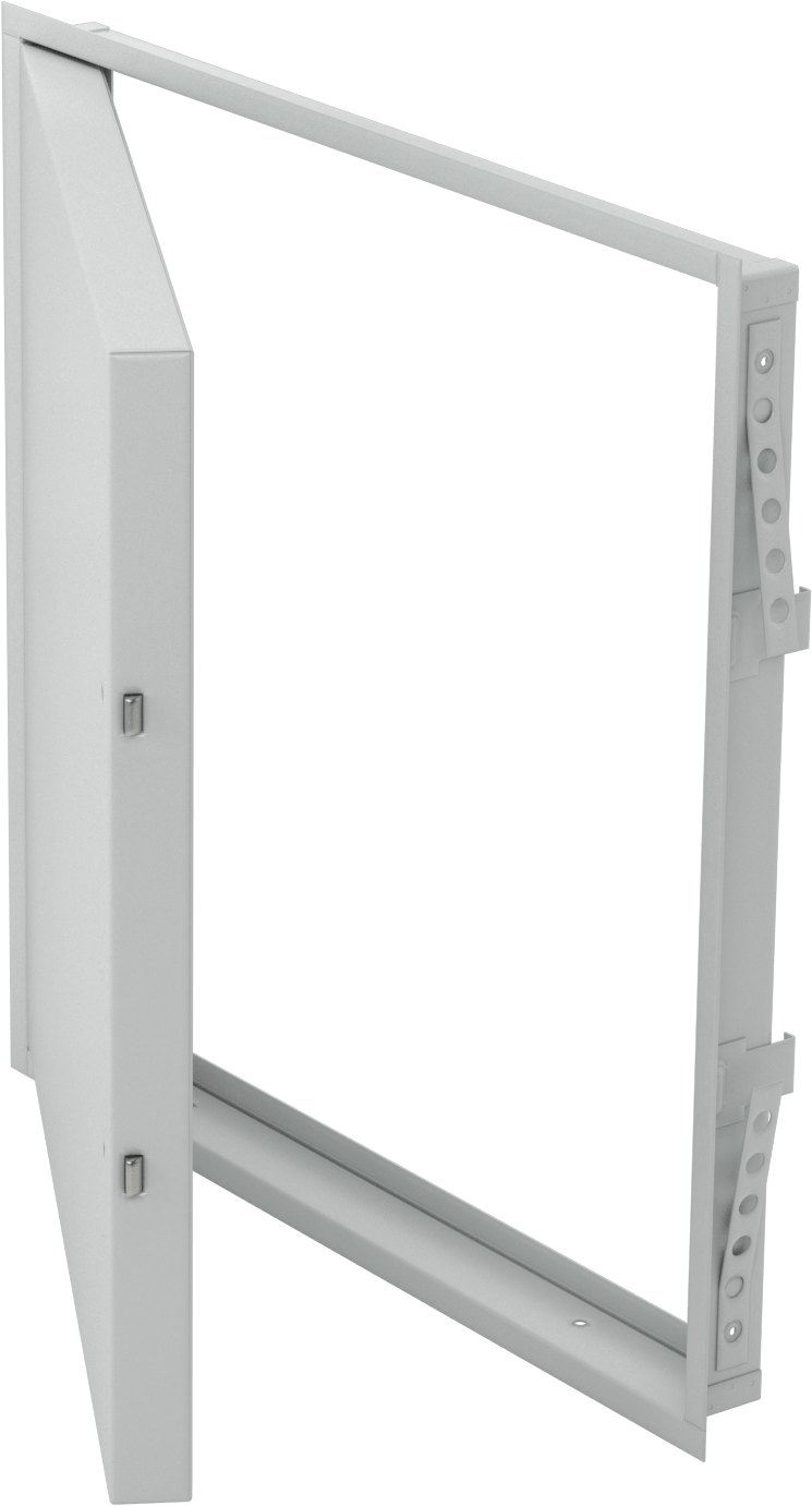 Aşınmaya Dayanıklı Çelik Yangına Dayanıklı Erişim Paneli ve Çerçevesi, Tavan ve Duvar Montajı, 30-3/8“ x 30-3/8” Kesik için