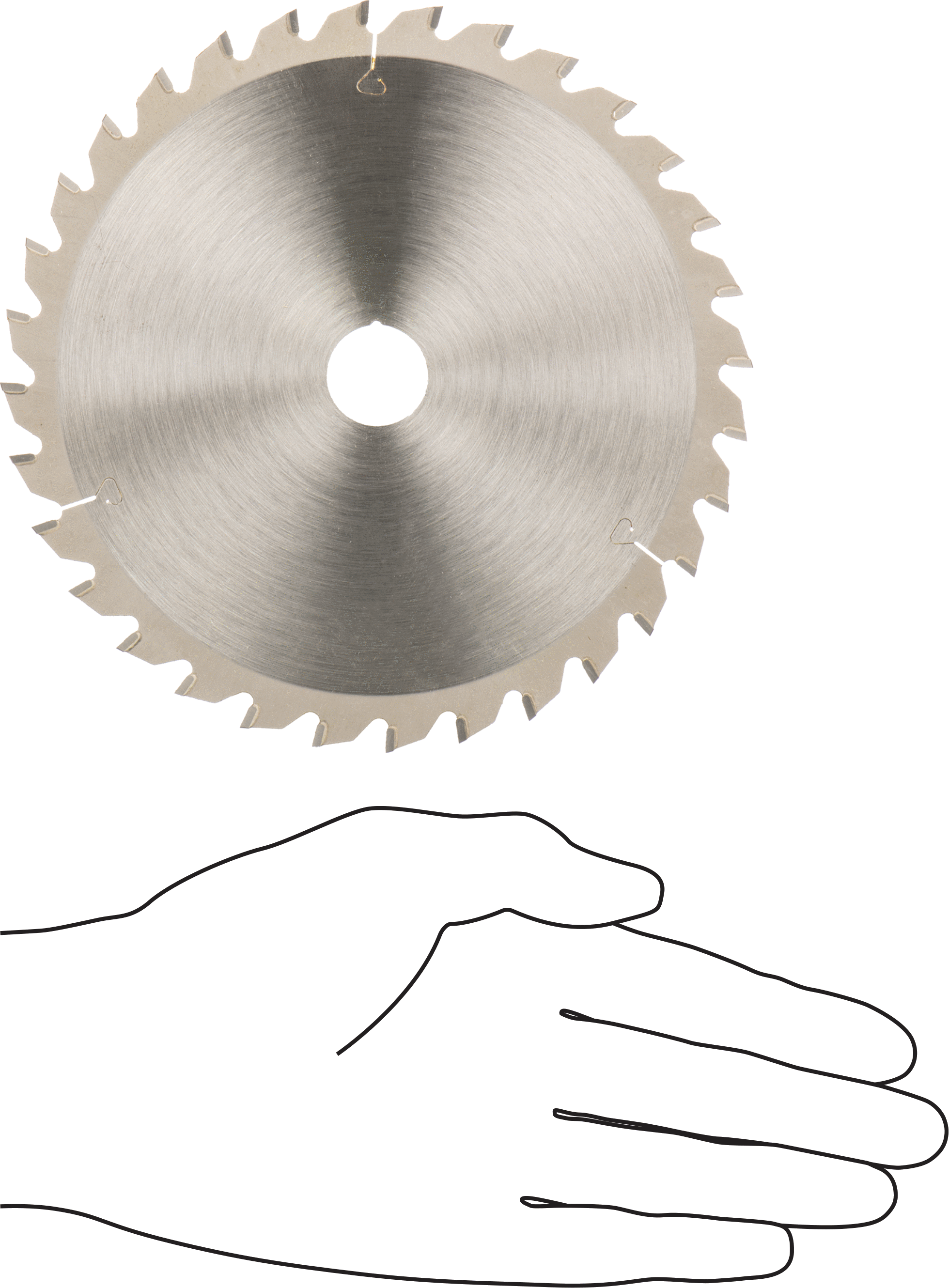 Alüminyum için Testere Bıçağı, Dairesel, 6" Çap, 20 mm Mil Deliği Boyutu, 32 Diş
