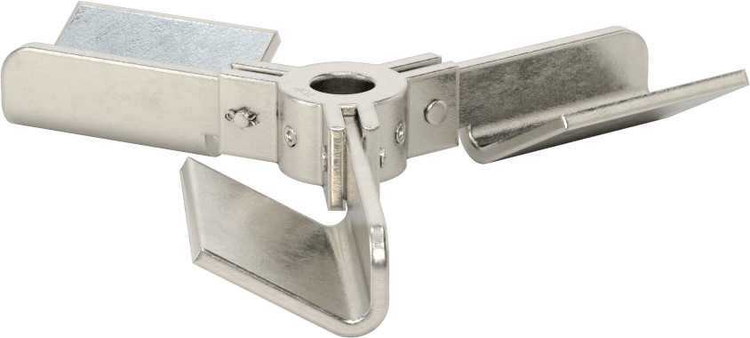 Katlanabilir Karıştırıcı Pervanesi, Geniş Açıklıklar için, 3/4" Mil Çapı için, 10" Çap