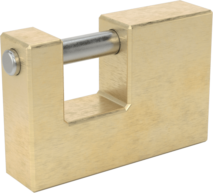 Hava Koşullarına ve Kesilmeye Dayanıklı Asma Kilit, Katı Pirinç Gövde ile, Master Lock 605Dat