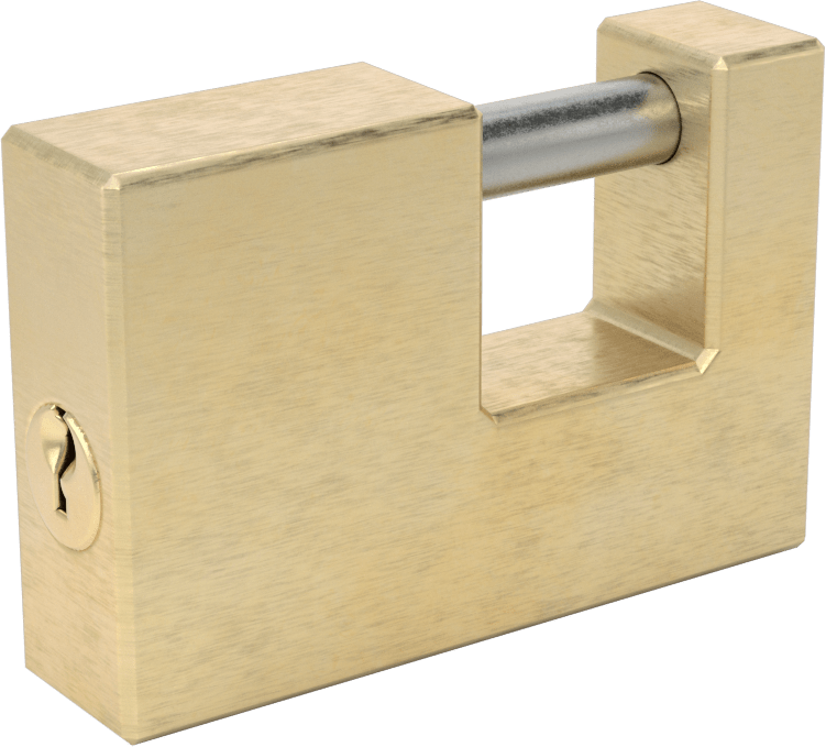 Hava Koşullarına ve Kesilmeye Dayanıklı Asma Kilit, Katı Pirinç Gövde ile, Master Lock 605Dat