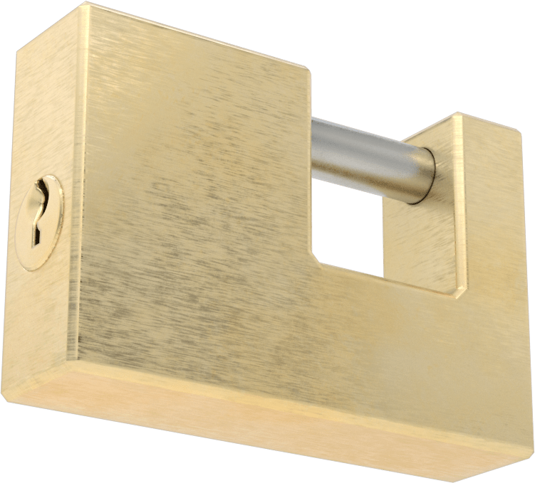 Hava Koşullarına ve Kesilmeye Dayanıklı Asma Kilit, Katı Pirinç Gövde ile, Master Lock 605Dat