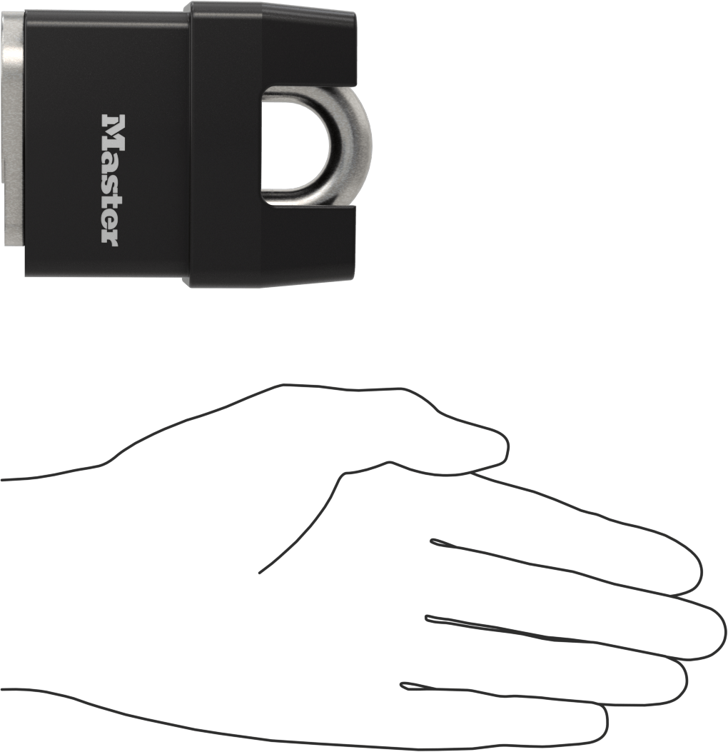 Hava Koşullarına ve Kesilmeye Dayanıklı Asma Kilit, Lamine Gövde ile, Master Lock 6327 Pro, Aynı Anahtarlı
