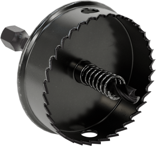 Sac Metal için 1-1/2" Çaplı Darbeli Matkap Delik Testere