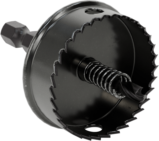 Sac Metal için 1-3/8" Çaplı Darbeli Matkap Deliği Testere