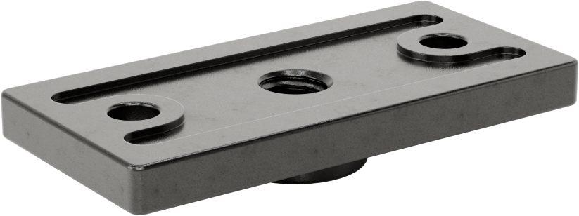Dişli Çubuk Tavan Montajı, Demir, 3/8"-16 Diş Boyutu için
