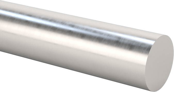 İşlenebilir Uçlu Lineer Hareket Mili, 1566 Karbon Çelik, 1/4" Çap, 36" Uzunluk