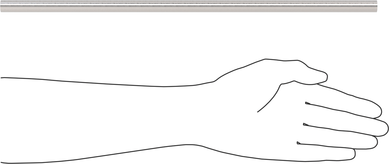 İşlenebilir Uçlu Lineer Hareket Mili, 1566 Karbon Çelik, 1/2" Çap, 16" Uzunluk